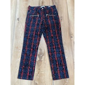 Marciano Plaid Cigarette Pants